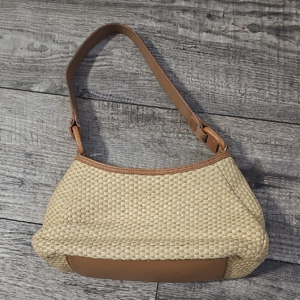 Tan Woven Hobo Women's Shoulder Bag